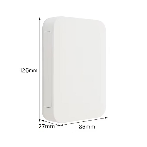 Caja plástica impermeable para monitoreo 127x85x27mm
