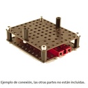 Plato tipo A de aluminio 11x9 agujeros. 88mm