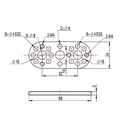 Bracket para servo motor recto