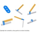 Bracket para servo motor recto