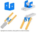 Bracket para servo motor en U