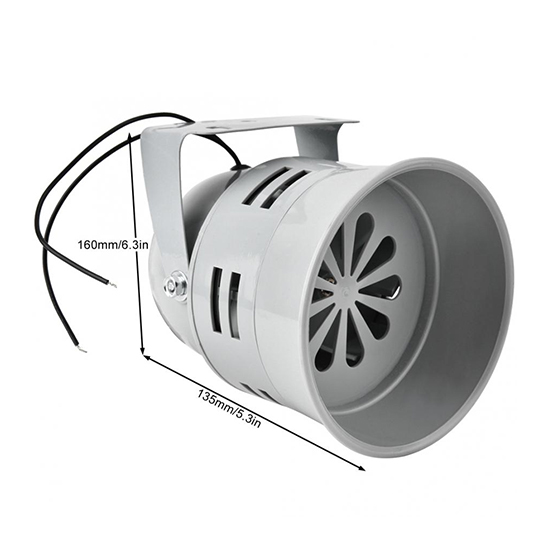 Sirena 110VAC metalica con motor 40W