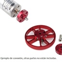Brida para motor tipo GA370 de 25mm de diámetro