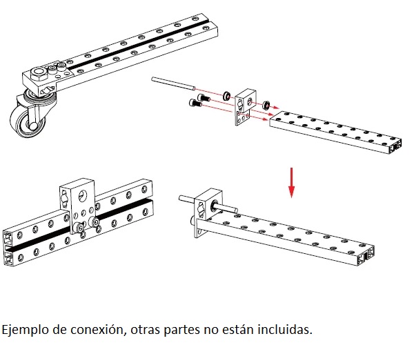 Bracket P1 para kit eje de transmisión