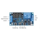 Módulo con relé 12V programable. Con pantalla LED
