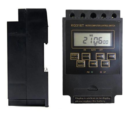 Temporizador digital 16A 110VAC, semanal 16 programas (KG316T)
