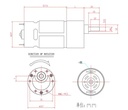 Motorreductor JGB37 6V 10RPM