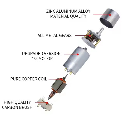 Motor DC 795 12V- 12000RPM