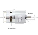 Motor DC 795 12V- 12000RPM