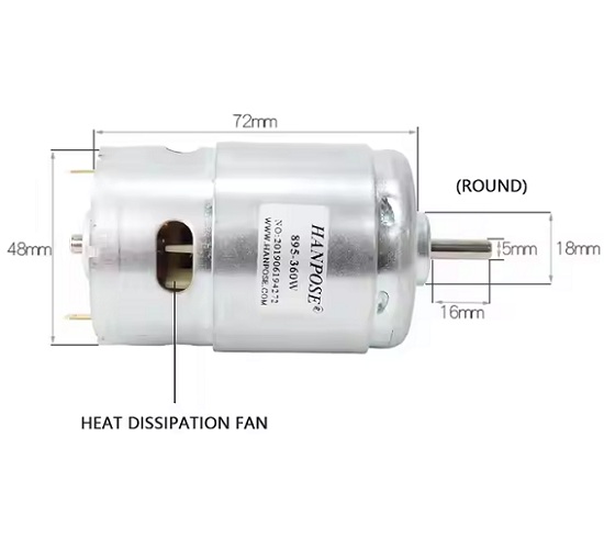 Motor DC 895 12V- 3000RPM