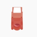 Plug RJ45 CAT6 Sin Herramienta (Tool-Less) Rojo