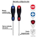 Juego destornillador pala y estrella 3/16" x 4" PRETUL