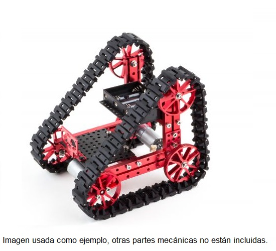 Juego de orugas para tanques robóticos. 40 piezas