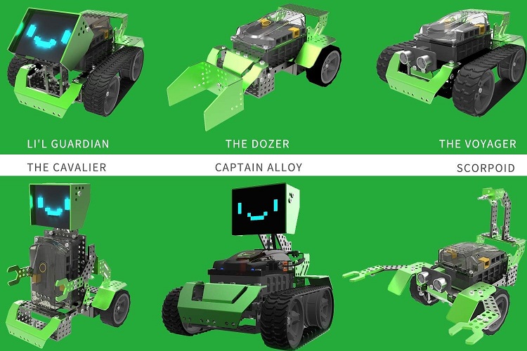 Kit robot programable 6 en 1 Qoopers