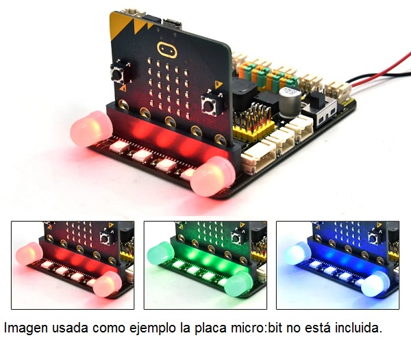 Shield de expansión y driver para motores. Para micro:bit