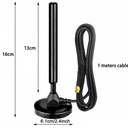 Antena externa LoRa 868-915MHz. Con base magnética, cable RG58, conector SMA. Para exteriores