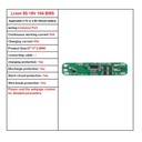 Placa de protección de carga BMS para batería 18650. 5S 10A