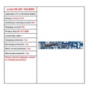 Placa de protección de carga BMS para batería 18650. 6S 10A