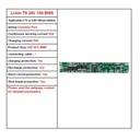 Placa de protección de carga BMS para batería 18650. 7S 10A