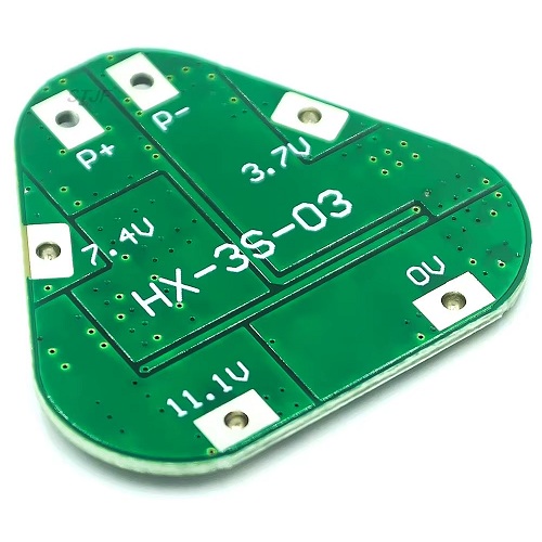 Placa de protección de carga BMS para baterías 18650. 3S 8A
