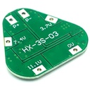 Placa de protección de carga BMS para baterías 18650. 3S 8A