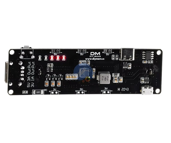 Shield para batería 18650 V3. USB-C microUSB
