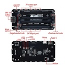 Shield para baterías 18650x2 V3. USB-C microUSB