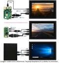 Pantalla LCD táctil capacitiva de 10,1 pulgadas (B) con estuche, 1280 × 800, HDMI, pantalla IPS, bajo consumo