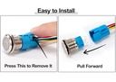 Socket para botón pulsador de 19mm