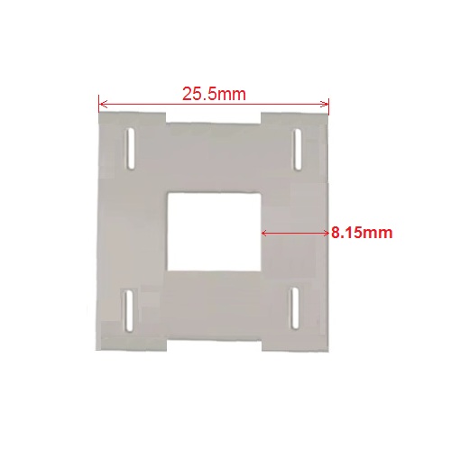 Conector de Niquel 4P para unir paquetes de baterías 18650. Forma 13-D1