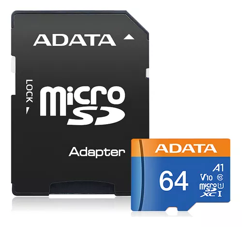 Memoria micro SD 64GB Clase 10 ADATA