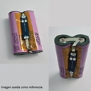 Paquete de baterías PACK2P 18650 3.7V, 7000mA. Recta