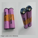 Paquete de baterías PACK2S 18650 7.4V, 2600mA