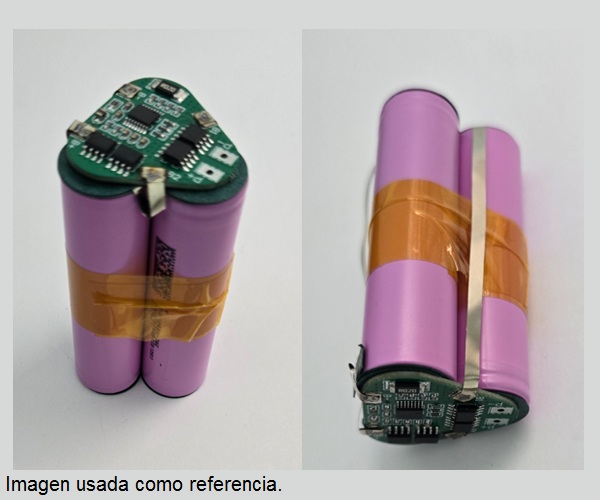 Paquete de baterías PACK3ST 18650 11.1V, 3500mA. Triangular