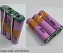 Paquete de baterías PACK3S 18650 11.1V, 3500mA. Recta