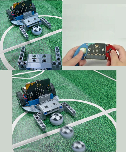 Kit juego de fútbol micro:bit® Cutebot