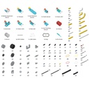 Kit de inventor Nezha V2 32 en 1. Para micro:bit®