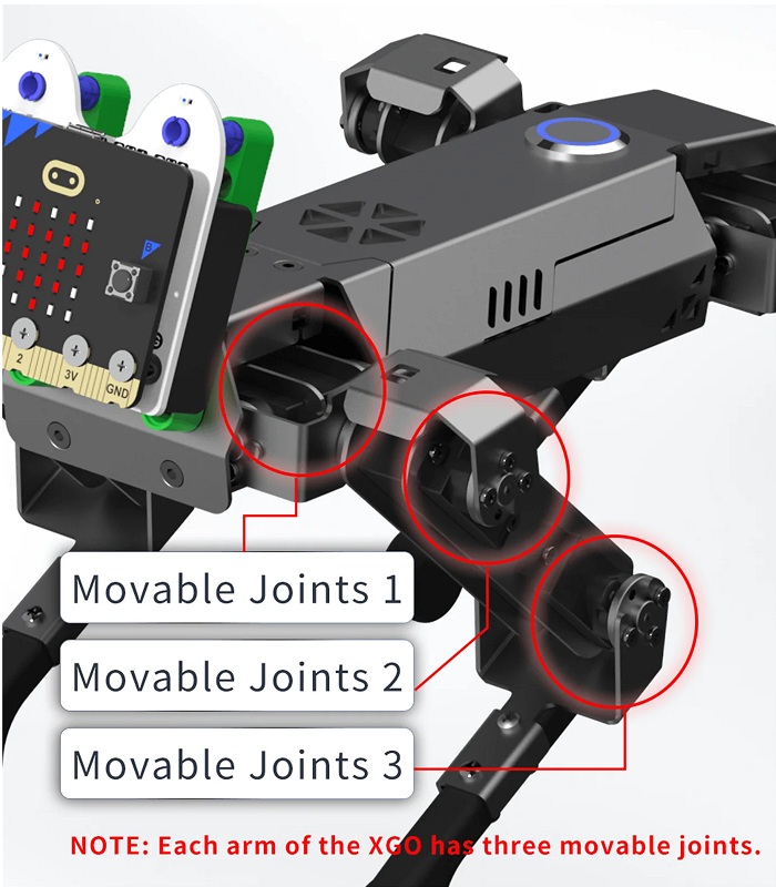 Kit Robot Canino XGO. Para micro:bit®