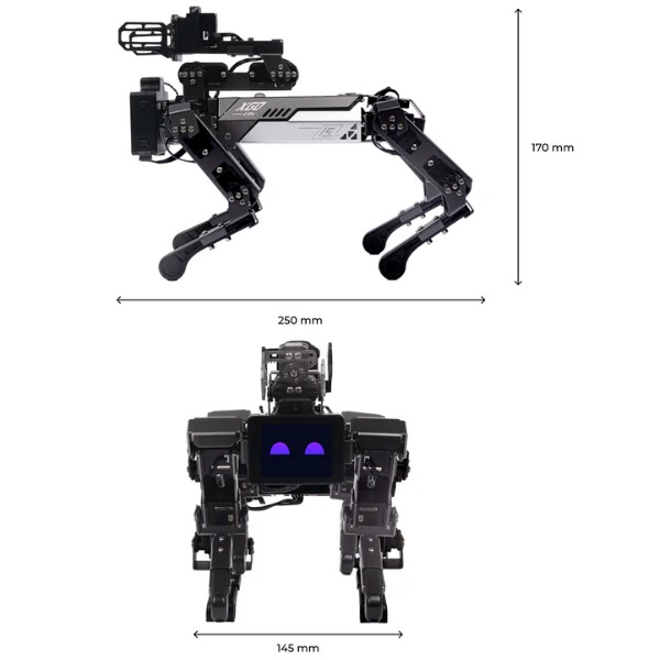 Kit Robot Canino CM4 XGO-Lite V2. Para Raspberry Pi