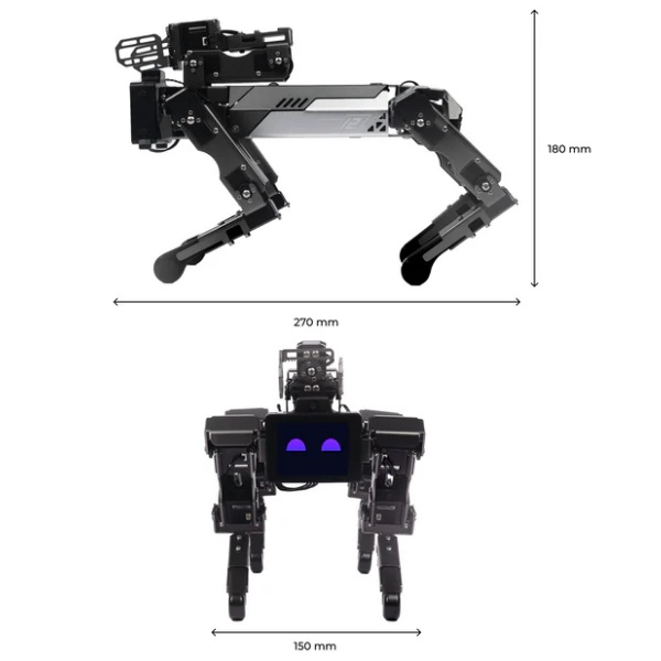 Kit Robot Canino CM4 XGO-Mini. Para Raspberry Pi