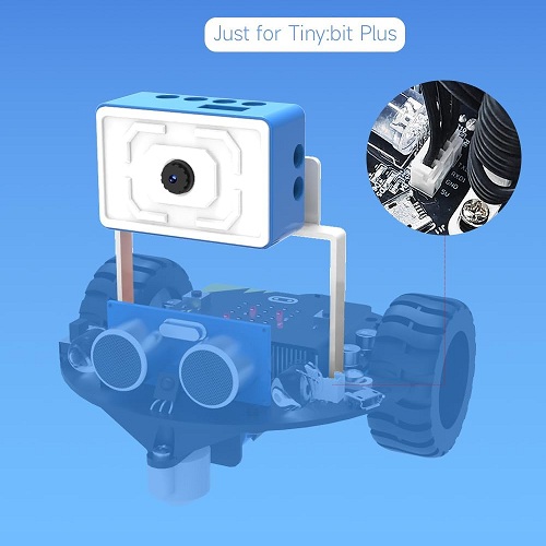 Robot seguidor de línea Tiny:bit Plus. Para Micro:bit®. Con camára