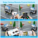 Robot seguidor de línea Tiny:bit Plus. Para Micro:bit®. Con camára