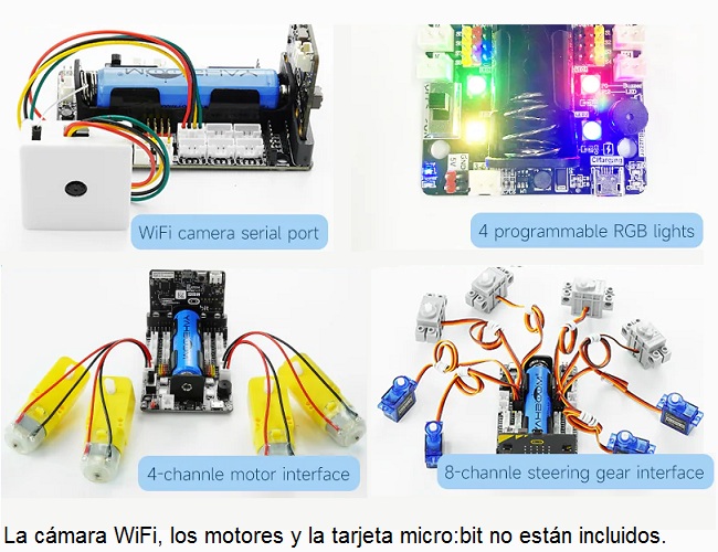 Placa de expansión Super:bit. Para micro:bit®