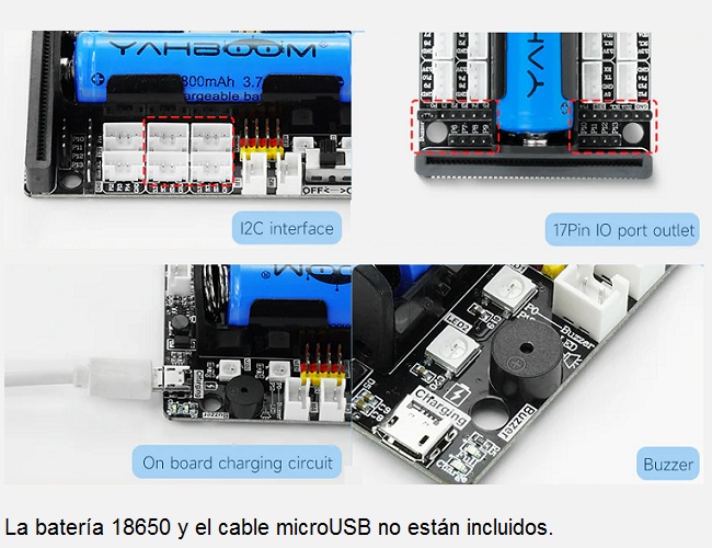 Placa de expansión Super:bit. Para micro:bit®