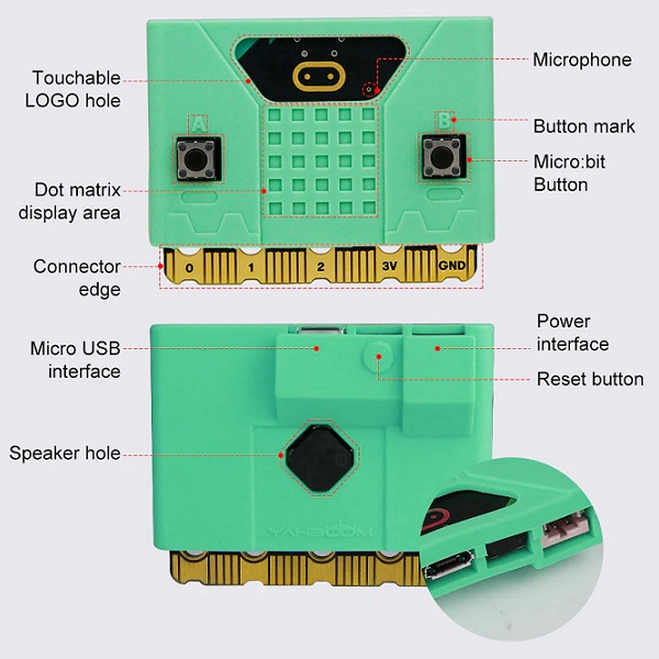 Cubierta de silicona para micro:bit®