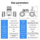 Roboduino V2 AI Vision Car con cámara WiFi ESP32. Para Arduino™  UNO
