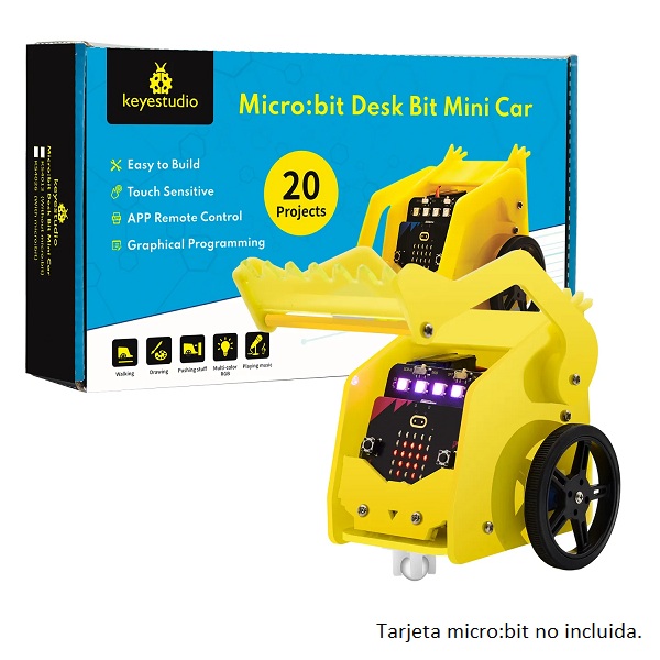 Kit Mini Robot Car Desk Bit V2.0. Para micro:bit®
