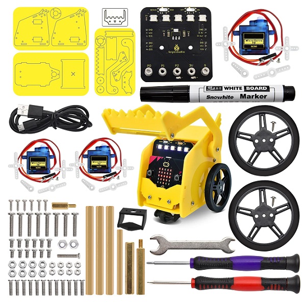Kit Mini Robot Car Desk Bit V2.0. Para micro:bit®