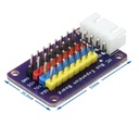 Tarjeta de expansión I2C. 8 líneas