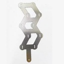 Conector de Niquel 10P para unir paquetes de baterías 18650. Forma W-10P